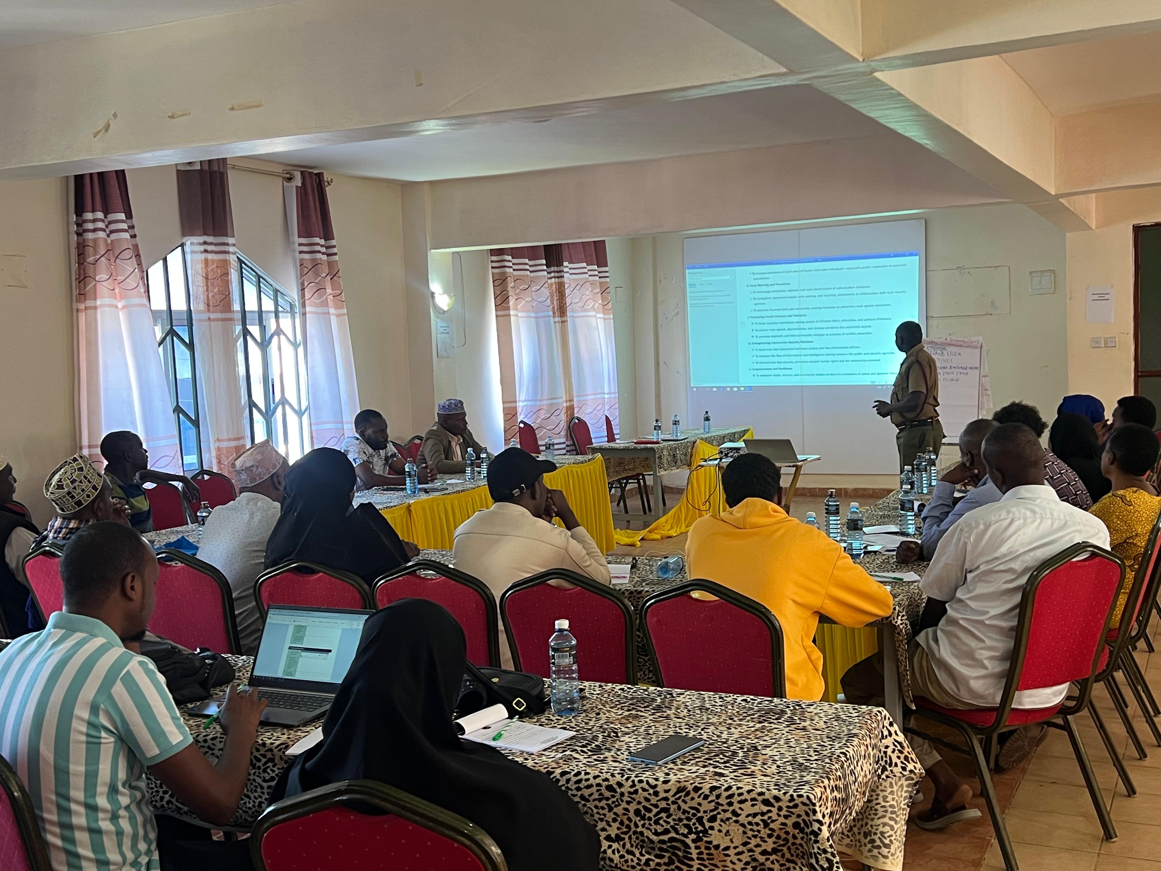 Goats herding in arid Northern Kenya region