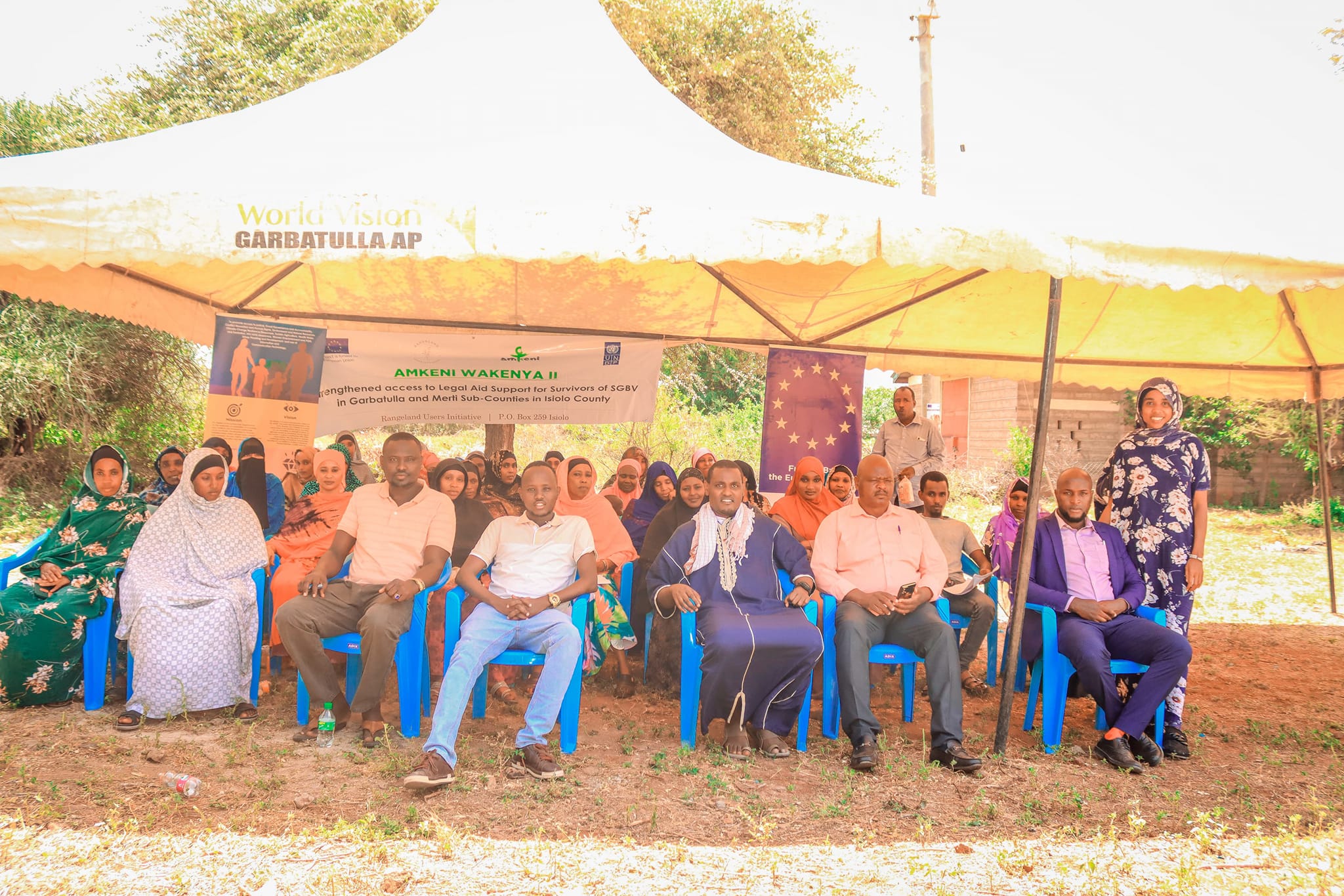 Arid rangeland landscape in Northern Kenya